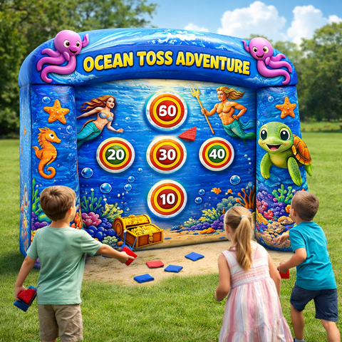 ocean toss kids inflatable carnival game