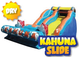 kids kahuna dry inflatable slide rentals