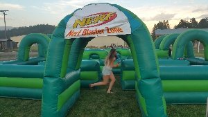 nerf inflatable arena game rentals