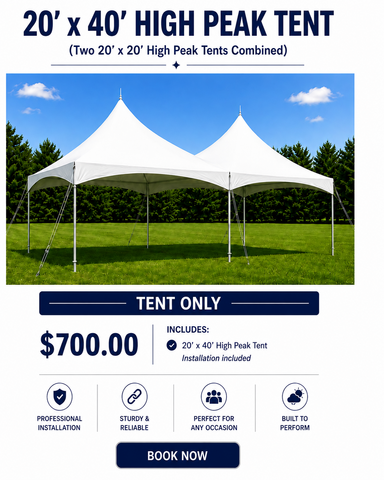 20 x 40 High Peak Frame Tent 20 x 40 High Peak Frame Tent