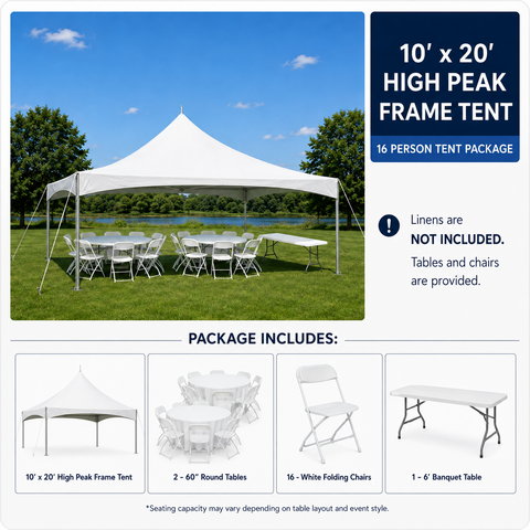 10 by 20 High Peak Frame Tent- 16 Person package 10 by 20 High Peak Frame Tent- 16 Person package