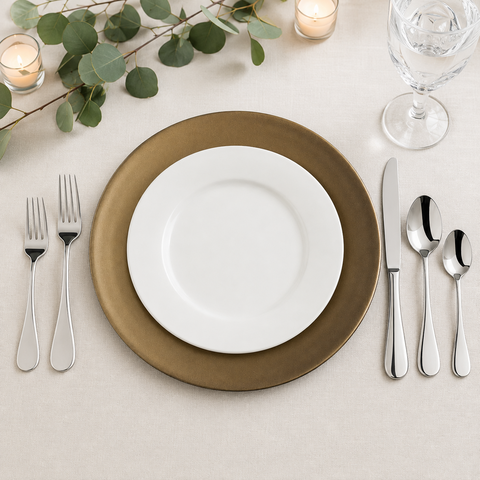 5-Piece Classic Stainless Steel Flatware Setting 5-Piece Classic Stainless Steel Flatware Setting