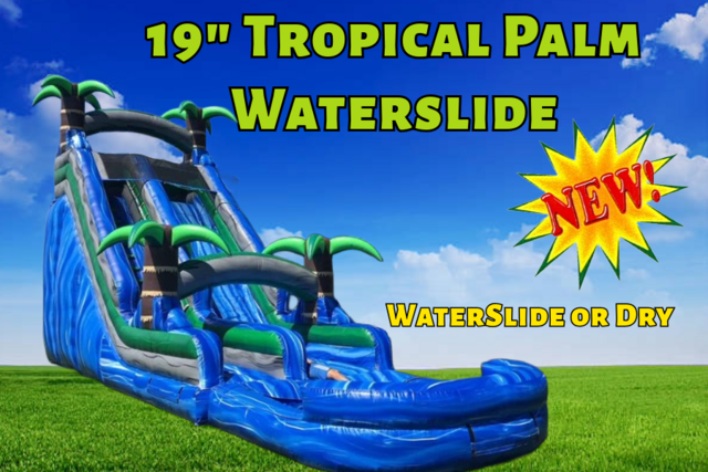 19' Tropical Palm Waterslide 19' Tropical Palm Waterslide