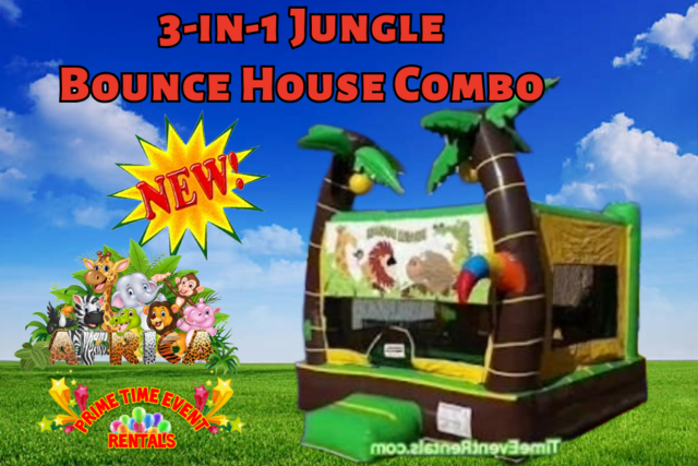 3-in-1 Jungle Bounce House 3-in-1 Jungle Bounce House