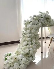 Ivory Floral Runner