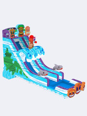 23ft Single Lane Tiki Tovi Water Slide