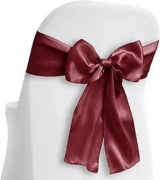 Burgandy Chair Tie