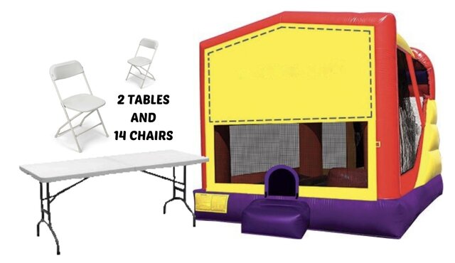 4 IN 1 Red/Yellow Combo with 2 Tables and 14 Chairs Pack 4 IN 1 Red/Yellow Combo with 2 Tables and 14 Chairs Pack