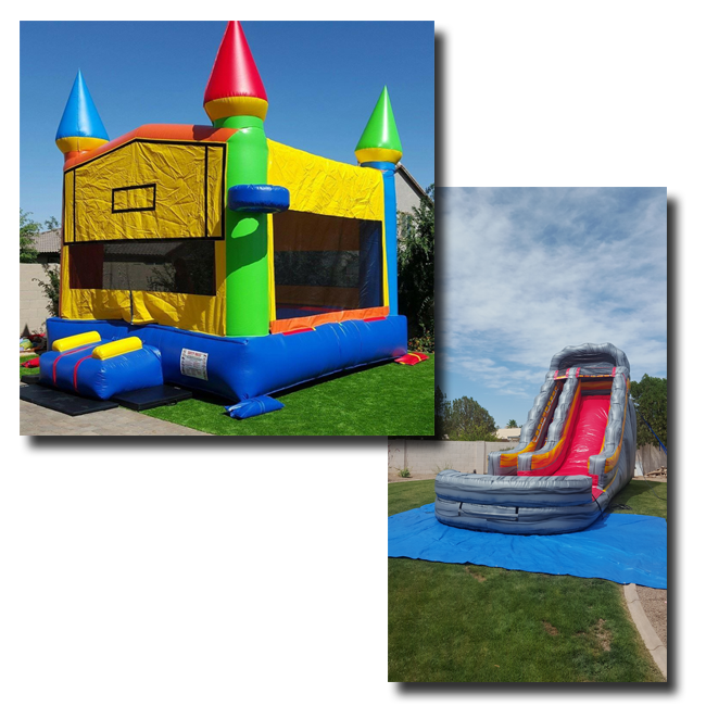 bounce house & inflatable water slide rentals in mesa az