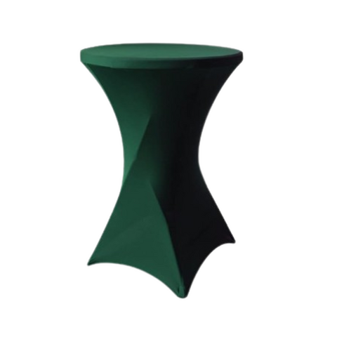 Green Cocktail Spandex Table Cover – Fitted Highboy/Lowboy Linen Green Cocktail Spandex Table Cover – Fitted Highboy/Lowboy Linen