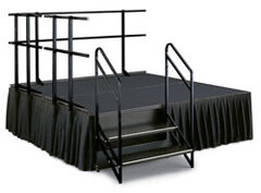 Handrails for staging, 4'