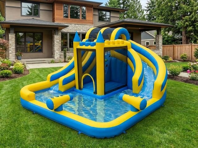 Little Double Lane Water Slide Little Double Lane Water Slide