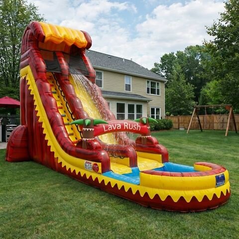 20 FT Lava Rush Water Slide 20 FT Lava Rush Water Slide