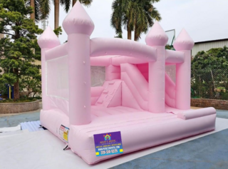 Pink Castle Bounce House