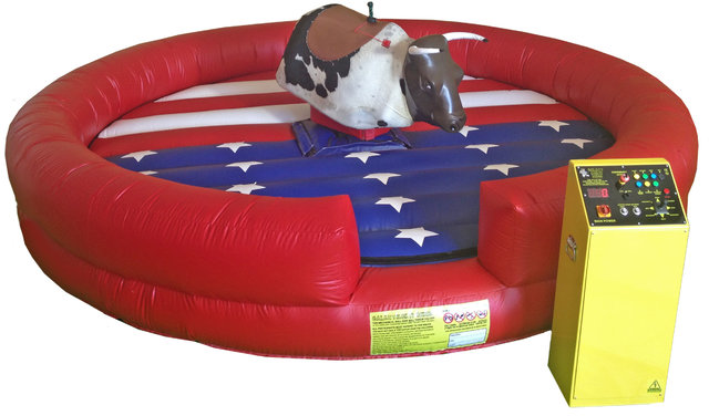 Mechanical Bull RED WHITE BLUE