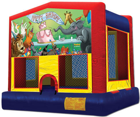 13X13 Zoo Animal Birthday Bouncer