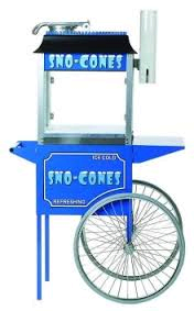 Sno Cone Machine with Cart