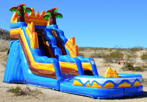 Tropical Oasis Water Slide with Pool Tropical Oasis Water Slide with Pool