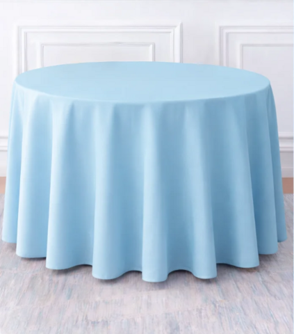 Light Blue Round 120 Light Blue Round 120