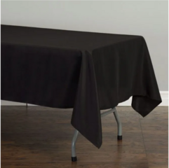 Black Rectangle Linen