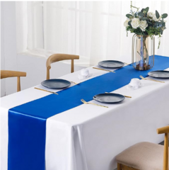 Royal Blue Satin Runner