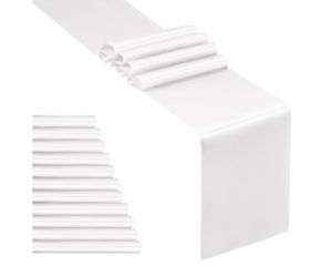 White Satin Runner