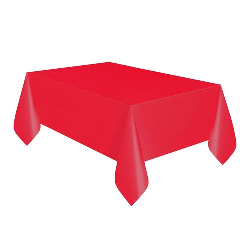 Red Plastic Table Clothes Red Plastic Table Clothes