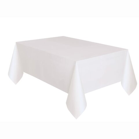 White Plastic Table Clothes White Plastic Table Clothes