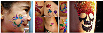 Glitter Tattoo Artist