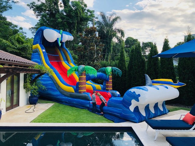 24 ft Shark Attack Waterslide XL 24 ft Shark Attack Waterslide XL