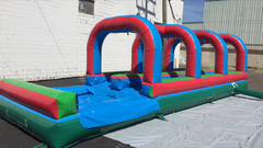 Dual Lane Slip n Slide with Inflated Pool