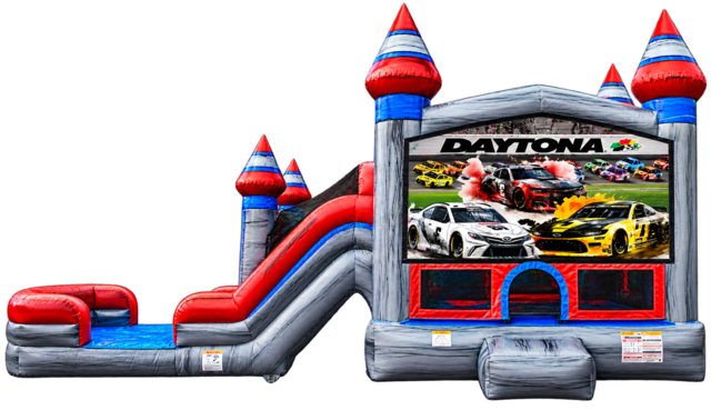Race Cars Titanium Dual Lane Combo dry slide Race Cars Titanium Dual Lane Combo dry slide