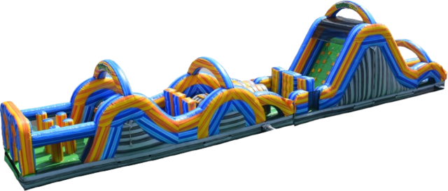 Arctic 70ft Large Obstacle Course with Slide Arctic 70ft Large Obstacle Course with Slide