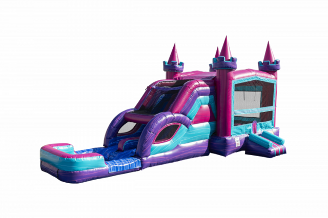 Party Palace Double Lane Combo - Wet or Dry Party Palace Double Lane Combo - Wet or Dry