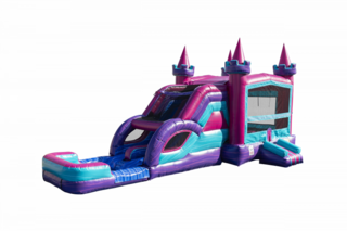 Party Palace Double Lane Combo - Wet or Dry