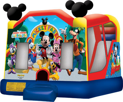 Mickey Mouse Wet or Dry Bounce House and Slide Combo Mickey Mouse Wet or Dry Bounce House and Slide Combo