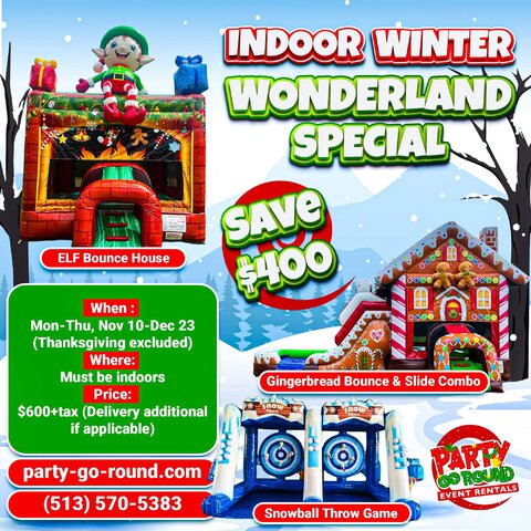 Indoor Winter Wonderland Package Indoor Winter Wonderland Package