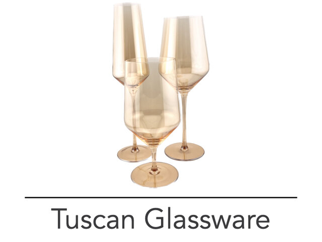 Tuscan Glassware Tuscan Glassware