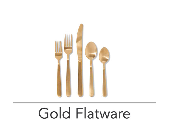 Gold Flatware Gold Flatware