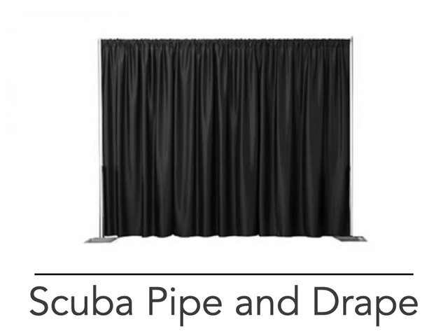 Pipe and Drape - Scuba Pipe and Drape - Scuba