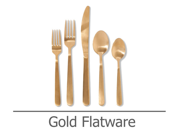 Gold Flatware Gold Flatware