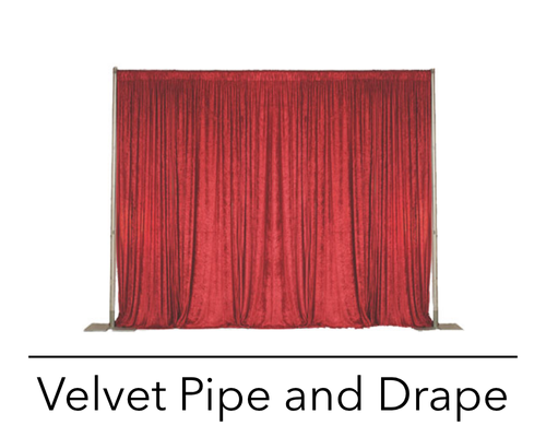 Pipe and Drape - Velvet Pipe and Drape - Velvet