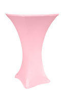 Pink Spandex Cocktail Table Cover