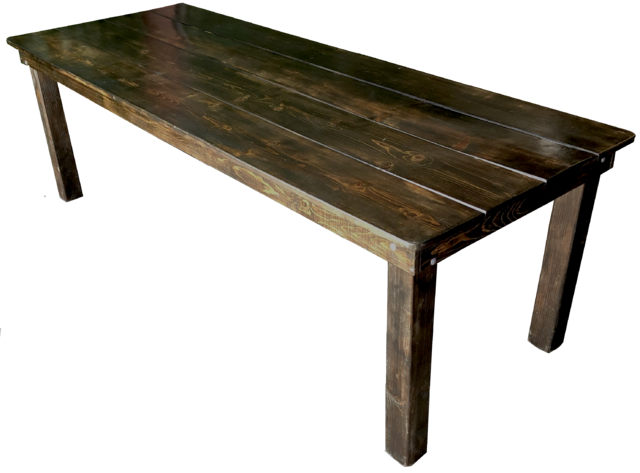 Table - 8ft Fruitwood Farm Table Table - 8ft Fruitwood Farm Table