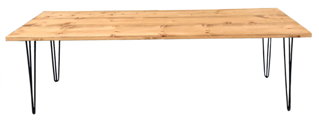 Table - Oak Hairpin Table