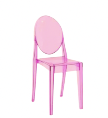 Kids Pink Victoria Ghost Chair Kids Pink Victoria Ghost Chair
