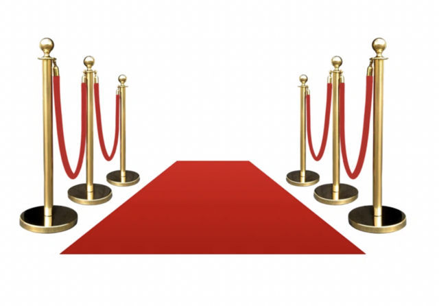 Red Carpet and Stanchions Red Carpet and Stanchions