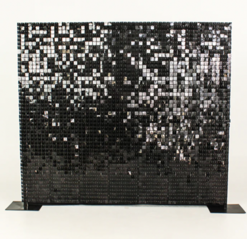 Black Shimmer Wall 8x8 Black Shimmer Wall 8x8
