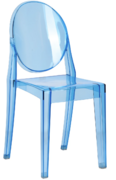 Kids Light Blue Victoria Ghost Chair