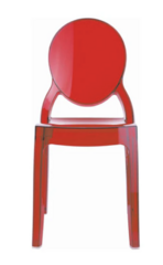 Kids Red Victoria Ghost Chair